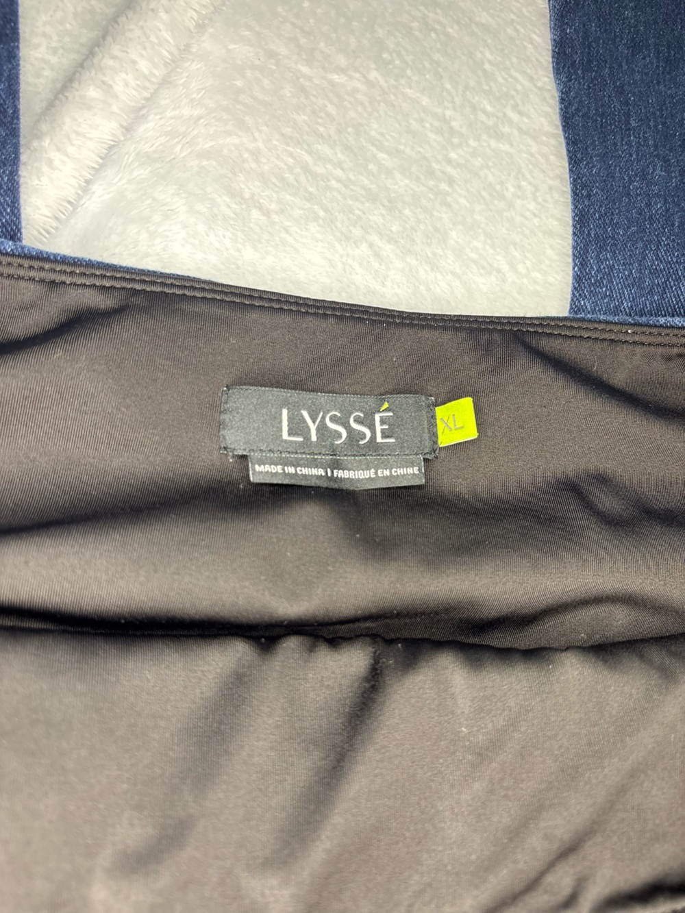⭐ Lyssé High-Waisted Blue Denim Leggings / Jegging ⭐ - Picture 4 of 4